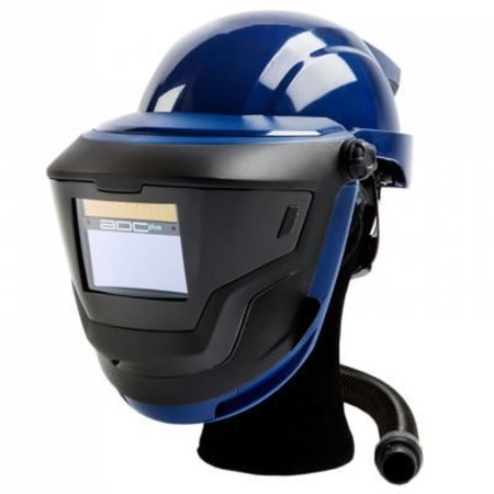 SUNDSTROM SAFETY Sundstrom® Loose Fitting Hard Hat With Welding Face Shield, Blue H06-8321